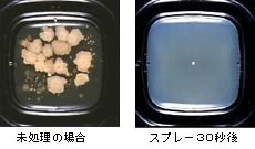 発酵アルコールと食品添加物との相乗効果ですぐれた除菌力を発揮