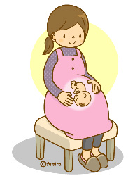 お腹に赤ちゃんがいるママ