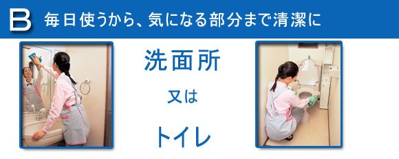 選べるお掃除定額サービスaグループ